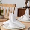 Servilleta de Tela para Hotel para Limpiar Bordes de Tazas, Servilleta Lisa Jacquard Estilo Europeo para Uso Doméstico y Cocina Occidental