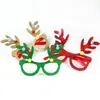Nuevas gafas decorativas navideñas para adultos y niños, regalo de Navidad, suministros para fiestas, marcos de gafas creativos, venta al por mayor