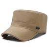 Sombrero Nuevo para Hombre de Primavera y Otoño Cómodo Sombrilla Gorra Plana Moda Sombrero Casual Simple Sombrero para el Sol para Deportes al Aire Libre