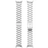Para Google Google Pixel Watch Smartwatch pulseira três contas aço inoxidável metal sólida pulseira