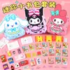 Mini mochila pequeña juego completo mochila de cosas súper pequeñas set de papelería juguete para niña modelo de artículos pequeños de simulación