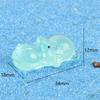 Criativo luminoso bonito Capibala capivara boneca DIY acessórios decorativos mini saco cego pequenos enfeites