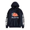 Moletom com capuz casual solto da moda com estampa de motosserra, europeu e americano, para casal, cross-border Amazon AliExpress