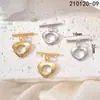 Hebilla de Collar de Perlas Cabeza de Hebilla Corazón Brillante Hebilla Ot Acabado Hecho a Mano Hebilla de Conexión Cadena para Suéter Joyería DIY Accesorios de Joyería