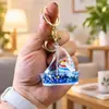 Figurita de Acrílico Rellena de Aceite Oceánica Titanic Velero Botella de Arena Movediza Adorno de Escritorio Decoración Pequeña Regalo de Temporada de Graduación