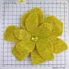 Venta Caliente Transfronteriza Doble Capa Completamente Tachonada Flor Grande Accesorios para el Cabello Flores para Zapatos Bolsas Sombreros Accesorios de Vestimenta Materiales
