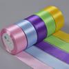 Cinta de poliéster de 4 cm para embalaje de flores, cinta para respaldo de silla de boda, impresión de logotipo al por mayor, directa de fábrica