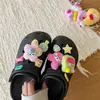 Pingüino de Sueño Dulce Dibujo Animado Lindo Nuevo Corazón Femenino Zapatos Perforados Flores para Zapatos Hebillas para Zapatos Accesorios Decorativos Desmontables DIY Hebillas