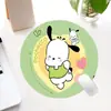 Mouse Pad Redondo de Desenho Animado Pequeno para Computador, Tapete de Mesa Fofo e Estiloso, Pad de Computador, Mouse Pad de Escritório Protetor de Pulso