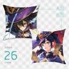 Almohada Cuadrada de Anime Genshin Impact Una Pieza Dropshipping