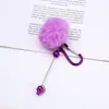 Llavero de Escalada con Pompones Hecho a Mano Llavero Creativo con Cuentas Llavero Lindo de Cuentas Hebilla de Aluminio Multicolor Colgante Adorno para Mochila de Estudiante