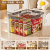 Caja de Almacenamiento Portátil Transparente Snacks Domésticos Libros Juguetes Cosméticos Caja de Almacenamiento Acrílica Caja Organizadora de Gran Capacidad