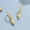 Pendientes de Caracola para Mujer Plata de Ley 925 Estilo Ins Europeo y Americano Aro de Oreja de Caracola de Moda Tendencia Personalizados Joyería de Oreja de Alta Gama Elegante