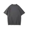 Camiseta Masculina Manga Curta Gola Redonda, Top Masculino Soltinho Fresco e Casual, Camisa Base Dopamina da Moda de Marca de Luxo para Homens