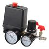 Interruptor de presión de cuatro vías para compresor de aire, válvula reguladora de presión cuadrada de cuatro orificios, conjunto de salida, bomba de aire, válvula reguladora de presión de gas