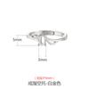 Soporte de Anillo Vacío de Plata de Ley 925 para Hombres y Mujeres Soporte Vacío Simple Japonés y Coreano Incrustado Ovalado Jade de Cera de Abejas Oro de 18K Soporte Vacío para Anillos Accesorios