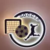 Lámpara de techo de baloncesto moderna minimalista lámpara creativa de dibujos animados para dormitorio de niños y niñas LED protección cálida para los ojos lámpara para habitación infantil