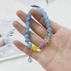 Pulseira Elegante de Luxo Leve Colorida Pedra Natural Chinesa Étnica Lótus Ruyi Estilo Nacional Pulseira Melhor Amigo Joia