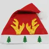 Chapéu de Natal Chapéu de Desenho Animado Chapéu de Presente de Natal Crianças Adultos Não Tecido Chapéu de Galho de Veado Headdress Estilo Decoração