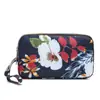 Venta al por mayor de fábrica nueva cartera monedero bolso femenino coreano estampado cartera bolso para teléfono móvil cartera de dama bolso de tela para correr