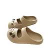 Zuecos de Botón de Concha Estilo Sal Marina, Suaves y Reconfortantes, para Mujer, Verano, Ligeros de EVA, para Ponerse sin Esfuerzo, de Punta Cerrada