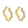 Brincos Exquisitos de Moda Francesa Simples e Elegantes, Luxo Leve, Versáteis, em Forma de Coração, Microincrustados com Zircônia, Brilho Fino, Design de Coração Pêssego