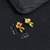 Plata de Ley S925 Chapada en Oro de 24 Quilates, Accesorios de Cierre de Artesanía Tradicional, Cierre de Colgante para Joyería Hecha a Mano para DIY, Accesorio para Colgar