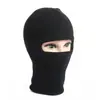 Em estoque atacado chapéu de tricô acrílico de aba larga para ciclismo de furo único, máscara facial de inverno à prova de vento estilo pirata, gorro de lã para esqui
