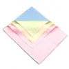 Pano de Limpeza de Lentes de Microfibra de Quatro Cores, Pano de Limpeza de Tela de Fibra Fina para Celulares e Computadores, Pano para Óculos com Padrão Lichia, Personalizável com Logo
