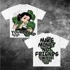 Camiseta de Hombre con Estampado Americano, Estilo Vintage Y2K, Camiseta Oversize de Algodón Puro, Ropa Gótica para Mujer de Pareja, Patrón Gótico Harajuku