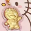 Pegatina de Teléfono de Oro Puro Año Nuevo del Caballo: ¡Princesa, por favor hazte rica pronto! Regalo de Pegatina Dorada del Dios de la Riqueza