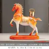 Novos Enfeites de Estilo Chinês para Riqueza Imediata, Cavalos do Zodíaco Atacado para Decoração de Sala de Estar, Decorações de Entrada e Escritório, Presentes de Inauguração