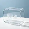 Urna de acrílico, urna de votación, caja para recolectar opiniones, multifuncional, con cerradura, transparente, simple, con expositor