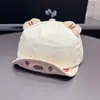 Gorro Súper Lindo para Bebé, Estilo Primavera y Verano, Linda Expresión Bordada, Gorra de Béisbol con Visera para Bebé, Protección Solar, Ala Suave, Moderno