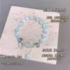 Pulseira de borboleta com pedra olho de gato sintética feminina design de nicho ins pulseira lua cinzenta temperamento versátil moderno estudantes