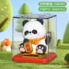 Gran Adorno de Panda de la Fortuna Chino Solar Automático con Movimiento de Mano de 3 Pulgadas Tienda de la Compañía Decoración de Regalo Atracción de Fortuna