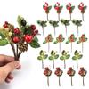 Accesorios navideños: agujas de pino, piñas, bayas, frutos rojos, ramas, cuerda de cáñamo, bricolaje, agujas de pino, fábrica de origen transfronterizo.