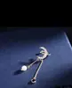 Aretes de estrella para mujer estilo Mori elegante de alta calidad estilo frío perforación de oreja aretes diseño de nicho sentido de diseño