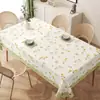 Mantel fresco y sencillo, impermeable y a prueba de aceite, no necesita lavado, nuevo modelo 2025, mantel rectangular estilo ins para comedor, tela de cubierta atmosférica