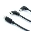 Cabo de Transmissão de Dados Tipo-C cm para Um para Dois Cotovelo de 90 Graus Tipo-C cm com Cabo Adaptador Sr