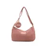 Bolso Tote de Color Sólido de Moda 2026, Bolso de Hombro Cruzado de Pana Texturizada, Bolso Retro Casual Simple para el Trabajo