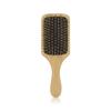 Pente de Bambu LUOTTS com Airbag Pente de Bambu Quadrado Pente para Cabelos Cacheados Pente de Placa Grande Pente com Formato de Almofada de Ar