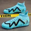 Zapatos de fútbol con tachuelas largas y de césped para adultos para hombre, aptos para entrenamiento en césped y competición, zapatos deportivos ligeros al por mayor