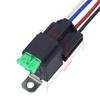 Relé fusible de fábrica 30A12V24V con juego de zócalos Relé automotriz de 4 y 5 cables