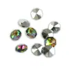 Contas Oitogonais de Furo Único de 14mm Peças Oitogonais de Cristal Multicor Contas Soltas Decoração Cortina de Contas Acrílicas Cortina de Porta Acessórios Decorativos