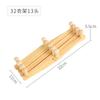 Gancho de Madeira Sólida para Parede Cabide Telescópico Dobrável Cabide Ajustável Diamond Rack de Armazenamento Cabide para Sala de Estar Quarto