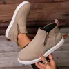 Nova Coleção Primavera/Verão 2026 Comércio Exterior Tamanho Grande Sapatos Baixos Planos Femininos Estilo Coreano Casuais Mocassins Slip-On Bico Fino