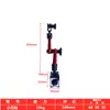 Conjunto de Relógio Comparador de Alavanca Cabeça do Relógio 0-10mm Base Magnética Hidráulica Estendida Suporte WCZ-6B