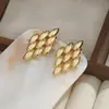Pendientes de aro de plata S925 estilo frío metálico europeo y americano, pendientes de múltiples capas con cuentas, personalidad de moda, combinan con todo, pendientes de botón de alta calidad
