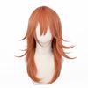 Peluca de anime cosplay chainsaw man chainsaw man angel devil naranja oscuro peluca anti-deformada tocado al por mayor